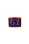 61 Trabzon Quality Label Shutter Emblem 3D Emblem with Screws - Burgundy Blue Trabzon 61 - 3