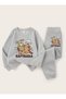 Girls/Boys Bottom and Top Avocado Cute Capybara Printed Tracksuit Set