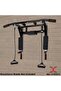Wall Mounted Pull Up Bar & Dip Station Multifunctional Power Tower for Home Gym, Chin-Up Bar & Stren - 4