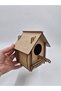 10 Pieces of Wooden Bird Nest House Can Be Painted (for Effectiveness) 15 cm X 12 cm X 10 cm - 4