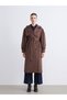 Vizyon New Season Double Breasted Collar Women's Trench Coat - 3
