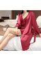 Silk Satin Couples Pajama Set, Sexy Nightdress Nightgown Robe MG07 - 5