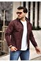 Men's Lined Waterproof Raincoat with Hooded Pockets - 3