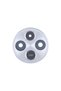 Xiaomi Compatible Redmi 14C Camera Lens Glass with Frame Full Silver 2411Drn47C, 2409Brn2Cg - 3