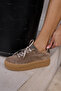 Jenny Women's Mink Real Leather 5 cm Sole Sneaker - 4