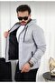 Men's Lined Waterproof Raincoat with Hooded Pockets - 2