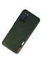 Mtxdpn Samsung Galaxy A03S Case Loop Leather Silicone (113008) - Green - 2