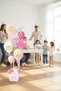Balloon Stand with Cardboard Basket – Pink |   Excluding Balloons |   Party and Birthday Decoration Stand - 4