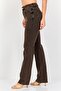 Women Straight Fit Washed Stretchable Jeans, Black - 2