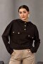 Viscose Cotton Fabric Double Pocket Hooded Sweatshirt - 5