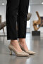 Gold Light Thin Heeled Women's Heeled Shoes 665140 Z
