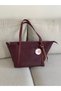Charm Askili Large Burgundy Women's Shoulder Bag En45 Boy30 - 6