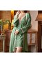 Women Satin 2-Piece Nightgown & Robe Set MG17 - 3