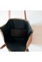 Striped Detail Large Size Wide-Volume Women's Shoulder Bag with Pocket Details - 3