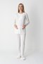 Women's Ecru Lace Detailed Stylish Special Design Princess Sleeve Maternity Pajama Set 3-Piece Set - 6