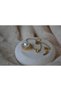 Pearl Detailed Gold Stainless Steel Bracelet - 4