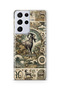 Samsung Galaxy S21 Ultra Compatible Capricorn Patterned Transparent Phone Case
