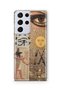 Samsung Galaxy S21 Ultra Compatible Eye of the Ra Patterned Transparent Phone Case