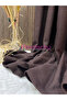 Natural Linen Bohemian Style Dark Brown Background Curtain 1X3, No Need to Iron Often, Suitable for Any Room - 5