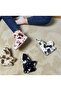 Women's Spotted Plush Fluffy Non-Slip Sole Home Boots Slippers - 2