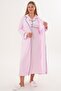 Mecit 6335 Pink Women's Dressing Gown Nightgown Pajamas Set of 4 - 2