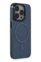 Mtxdpn iPhone 15 Pro Max Case Anka Pc Magneticsafe Hard Metal Cover (165608) - Navy Blue - 2