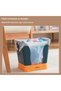 Expandable trash can, 21-40cm, foldable, bathroom, kitchen, camping - 6