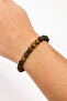 Tibetan Agate Hematite Natural Stone Men's Bracelet