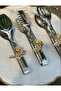 3-Piece Bud-Flower Tongs Set Salad & Pasta & Pastry Serving Presentation Food Tongs Silver - 2
