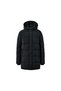Men's Quilted Parka, Black