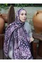شال لينا بنمط الغزال