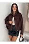 Oversized Suede Jacket with Epaulet Detail - 3