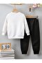 Girls' Bottom G-Fiyonk-D Printed Tracksuit Set - 2