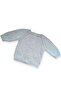 1-2 Years Old Knitted Dark Blue Baby Boy Cardigan - 6