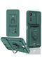Mtxdpn Xiaomi Redmi 13C Case Zuma Silicone with Ring and Business Card Holder (190229) - Green