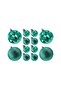 Designer Baubles Gift Set Turquoise 4 & 8cm Mixed 20Pcs/Box
