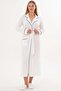 Women's Long Dressing Gown 65% Cotton 35% Viscose - 2