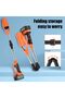 Cordless Leaf Blower with 2 Batteries & Charger, 290,000 RPM, 400W, Folding Lightweight Turbo Jet - 4