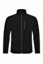 Men's Black-Khaki 2-Pack Standard Mock Neck 100% Cotton Cold-Proof 3-Pocket Men's Fleece - 2