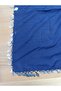 Leaf Sequin Navy Blue Headscarf Writing Scarf Prayer Cloth - 3