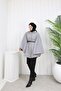 Women's Cashmere Poncho with Belt Detail - 6