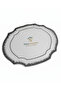 6 Pieces Silvery Embroidered Linen American Serving - Linen Placemat - 5