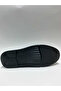 Genuine Leather Laceless Flexible Black Daily Rubber Sole Winter Men's Shoes - 4