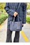 Women's New Season 3-Compartment Soft Leather Luxurious and Stylish Touch Hand & Shoulder Bag Shoulder Bag - 6