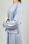 Women's Soft Textured Modal Skirt Set Lilac - 7
