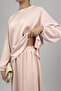 Women's Soft Textured Modal Skirt Set Powder Pink - 6