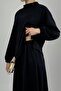 Women's Soft Textured Modal Skirt Set Black - 7