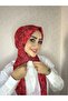Dp21 Patterned Pera Ready-To-Wear Shawl with Snap Fasteners from the Chin Gold - 6