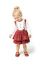 Baby Girl Girl Child Birthday Party Wedding Velvet Salopet Slopet Lace Long Sleeve Salopet