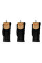 3-Piece Winter Women's Wool Sleeping Socks Soft Touch Black Color Heat Retaining Socks - 2